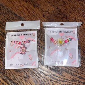 NWT BASCOLOR JEWELRY Girls Set Bracelet & Necklace
